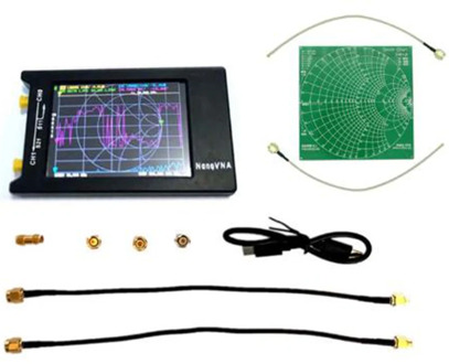 4 Inch LCD Display 10KHz-1.5MHz NanoVNA-H4 HF VHF UHF Vector Network Analyzer Antenna Analyzer RF Demo Kit