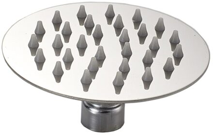 4 Inch Roestvrij Staal Ultra-Dunne Waterval Douchekoppen Ronde Hoge Druk Neerslag Regen Douchekoppen zilver 1