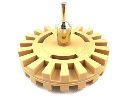 4 inch Rubber Gum Wiel voor Verwijderen Auto Lijm Sticker Krijtstreep Decal Grafische Auto Reparatie Verf Tool