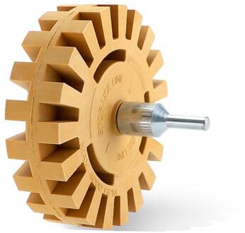 4 Inch Snelle Degumming Slijpschijf Gekarteld Verwijderen Auto Verf Film Polijstschijf Degumming Disc