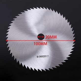4 Inch Staal Cirkelzaagblad 100Mm Boring Diameter 16/20Mm Wiel Doorslijpschijf Voor Houtbewerking Rotary tool Accessoires