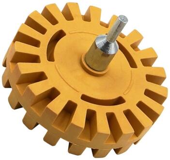4 Inch Universal Rubber Gum Wiel Voor Verwijderen Auto Lijm Sticker Auto Reparatie Verf Tool Rubber Gum Wiel 100( mm)