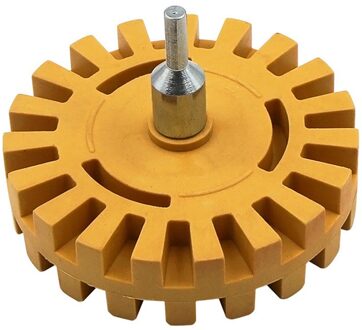4 Inch Universal Rubber Gum Wiel Voor Verwijderen Auto Lijm Sticker Auto Reparatie Verf Tool Rubber Gum Wiel 26mm