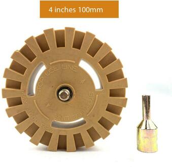4 Inch Universal Rubber Gum Wiel Voor Verwijderen Auto Lijm Sticker Krijtstreep Decal Grafische Auto Reparatie Verf Tool