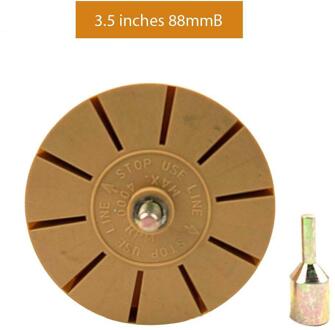 4 Inch Universal Rubber Gum Wiel Voor Verwijderen Auto Lijm Sticker Krijtstreep Decal Grafische Auto Reparatie Verf Tool