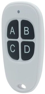 4 Kanaals Elektrische Klonen Gate Garagedeur Afstandsbediening Auto Key Draadloze 433Mhz Afstandsbediening Copy Code Remote Garage Afstandsbediening remoto wit