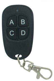 4 Kanaals Elektrische Klonen Gate Garagedeur Afstandsbediening Auto Key Draadloze 433Mhz Afstandsbediening Copy Code Remote Garage Afstandsbediening remoto zwart