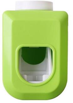 4 kleur automatische squeezer 1 handsfree tandpasta dispenser squeeze muur gemonteerde bad accessoires groen