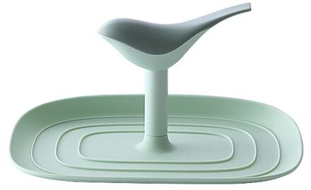 4-Kleur Keuken Opbergrek Huishouden Multifunctionele Spatel Rack Lepel Opbergrek Spatel Pad Houder 1 stuk groen