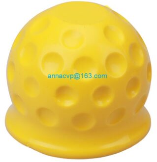 4 Kleur Universele Trekhaak Cover Cap Trailer Towball Beschermen Voor 50Mm En 2 "Auto Voertuig Accessoires rv Camper Caravan geel