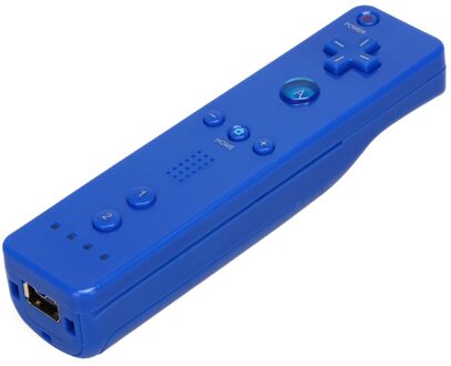 4 Kleuren 1Pc Draadloze Gamepad Remote Controller Joystick Joypad Voor Nintend Wii Voor Wii U Game Remote Controller Accessoires donker blauw