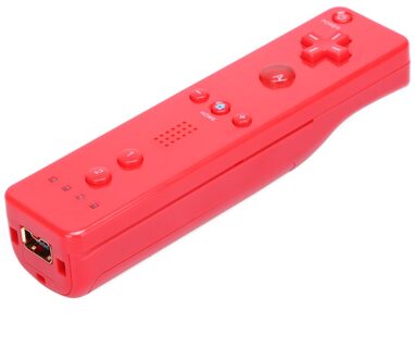 4 Kleuren 1Pc Draadloze Gamepad Remote Controller Joystick Joypad Voor Nintend Wii Voor Wii U Game Remote Controller Accessoires Rood