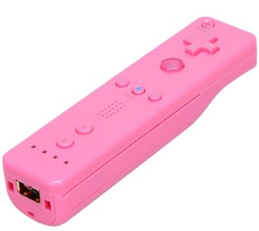 4 Kleuren 1Pc Draadloze Gamepad Remote Controller Joystick Joypad Voor Nintend Wii Voor Wii U Game Remote Controller Accessoires Roze