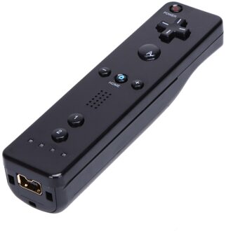 4 Kleuren 1Pc Draadloze Gamepad Remote Controller Joystick Joypad Voor Nintend Wii Voor Wii U Game Remote Controller Accessoires zwart