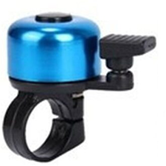 4 Kleuren Aluminium Mini Fietsstuur Bell Ring Mooie Kids Fiets Scooter Alarm Voor Veiligheid Outdoor Fietsen Accessoire blauw