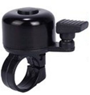 4 Kleuren Aluminium Mini Fietsstuur Bell Ring Mooie Kids Fiets Scooter Alarm Voor Veiligheid Outdoor Fietsen Accessoire zwart