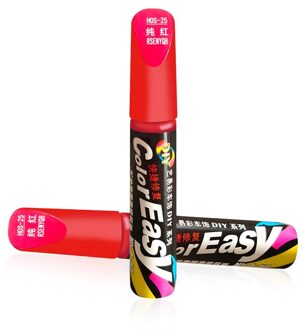 4 Kleuren Auto Kras Reparatie Auto Verf Pen Professionele Voor Auto Styling Scratch Remover Voor Auto Verf Care Tools Onderhoud rood