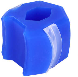 4 Kleuren Kaaklijn Trainer Facial Afslanken Kaak Spier Training Siliconen Gezicht Hals Oefening Bal L Gezicht Spier Oefening Tool Blauw