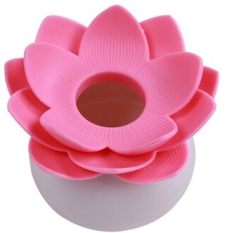 4 Kleuren Lotus Home Decor Tandenstoker Wattenstaafje Houder Opbergdoos Pick Tandenstoker Case roze