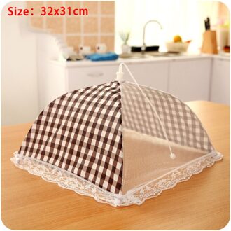 4 Kleuren Opvouwbare Tafel Voedsel Deksel Paraplu Stijl Anti Fly Mosquito Keuken Koken Gereedschap Maaltijd Cover Tafel Gaas Mesh Voedsel cover coffe