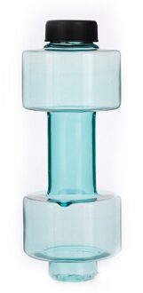 4 Kleuren Sport Water Flessen 550 Ml Lekvrij Draagbare Onbreekbare Mijn Sport Plastic Fles Shaker Bpa Fitness Halter Unisex groen