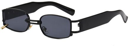 4 Kleuren Unisex Rechthoekige Vissen Zonnebril Vintage Metalen Vierkante Eyewear Mannen Vrouwen Rechthoek Zonnebril UV400 Driver Bril