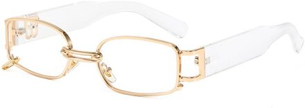 4 Kleuren Unisex Rechthoekige Vissen Zonnebril Vintage Metalen Vierkante Eyewear Mannen Vrouwen Rechthoek Zonnebril UV400 Driver Bril