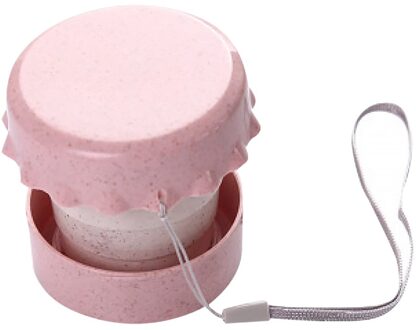 4 Kleuren Vouwen Cup Draagbare Tarwe Stro Reizen Mok 130Ml Telescopische Drinken Inklapbare Cup Met Deksel