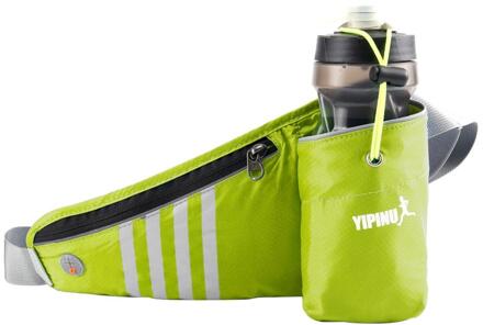 4 Kleuren Vrouwen Mannen Running Riem Tassen Jogging Fietsen Taille Verpakking Sport Runner Zak Fles Water Houder groen 2