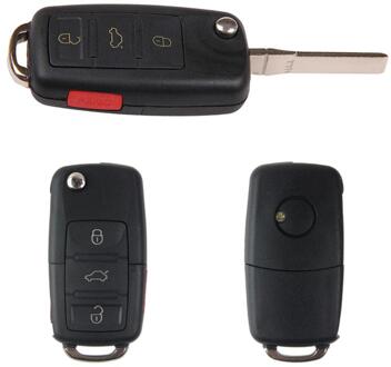 4 Knoppen Afstandsbediening Flip Folding Autosleutel Shell Vervanging Autosleutel Case Cover Voor Golf MK4 Bora