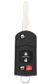 4 Knoppen Afstandsbediening Flip Sleutelhanger Shell Cover Case Voor Mazda3 5 6 RX-8 CX-7 Cx Wirelss Sleutelhanger 433 mhz Remote Key
