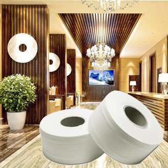 4-Lagen Badkamer Toilet Roll Papers Primaire Inheemse Houtpulp Toiletpapier Handdoek Tissue Tissue Badkamer Benodigdheden Accessoire 450g