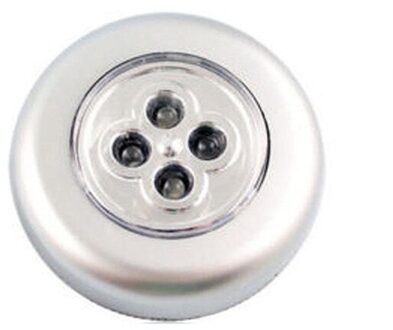 4 Led Touch Night Light Home Keuken Onder Kast Kast Push Stok Op Lamp Garderobe Keuken Wandlampen 3.2