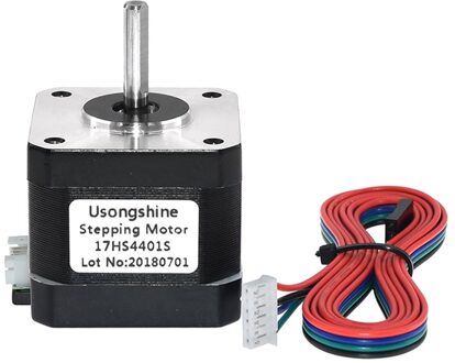 4-Lood Nema17 Stappenmotor 42 Motor Extruder Gear Stappenmotor Ratio 5.18:1 Planetaire Versnellingsbak Nema 17 17HS4401S