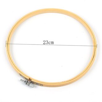 4 maat 18-26CM Bamboe Frame Embroidery Hoop Ring DIY Needlecraft Kruissteek Machine Ronde Loop Hand Huishouden naaien Gereedschap 23cm