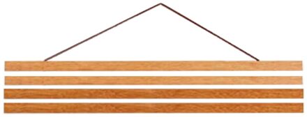 4 # Magnetische Diy Hout Poster Frame Teak Grenen Foto Hangers Opknoping Kit Foto Canvas Prints Kunstwerk Kamer Interieur Thuis decor 40cm