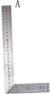 4 Maten Metalen Staal Ingenieurs Proberen Vierkante Set Hout Meetinstrument Haakse Heerser 90 Graden Meetinstrumenten 1Pcs A 25cm