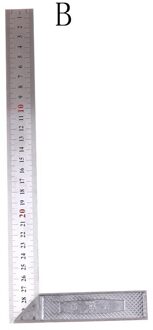 4 Maten Metalen Staal Ingenieurs Proberen Vierkante Set Hout Meetinstrument Haakse Heerser 90 Graden Meetinstrumenten 1Pcs B 30cm