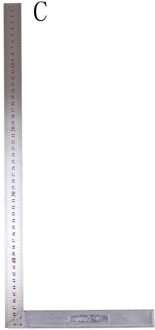 4 Maten Metalen Staal Ingenieurs Proberen Vierkante Set Hout Meetinstrument Haakse Heerser 90 Graden Meetinstrumenten 1Pcs C 50cm