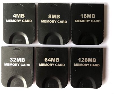4 Mb/8 Mb/16 Mb/32 Mb/64 Mb/128 Mb Geheugen opslag Kaart Saver Voor G-Amecube Geheugenkaart Voor N-GC Console 128MB
