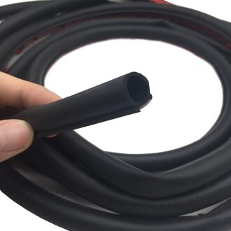 4 Meter Grote D Type Filler Lijm Auto Rubberen Afdichting Geluidsisolatie Auto 3M Deur Afdichting Strip Afdichting