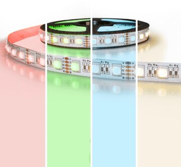 4 meter RGBW led strip premium met 288 leds - losse strip