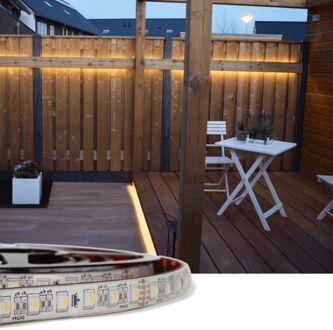 4 meter RGBW led strip voor buiten complete set