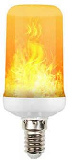 4 Modi Led Fire Effect E12 E14 B22 E27 Led-lampen Magnetische Vlam Lamp Met Afstandsbediening Usb Opgeladen tafel Nachtverlichting met controleur