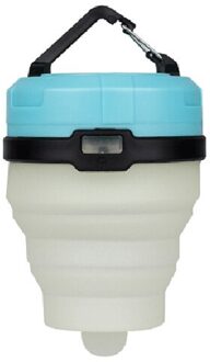 4 modi Verstelbare Mini LED Camping Lantaarns Licht Voor Wandelen Camping Vissen Noodsituaties Stroomuitval Magneet Opknoping Lamp blauw