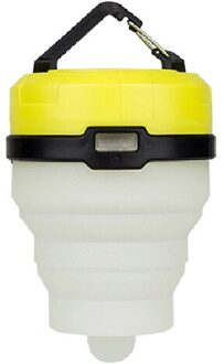 4 modi Verstelbare Mini LED Camping Lantaarns Licht Voor Wandelen Camping Vissen Noodsituaties Stroomuitval Magneet Opknoping Lamp geel