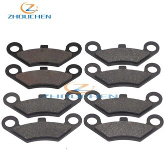 4 Paar Remblokken Voor Buyang/Jcl 300CC Atv Cf Moto X5 Terralander 500 492cc Quadzilla 500 Es RS6 Efi
