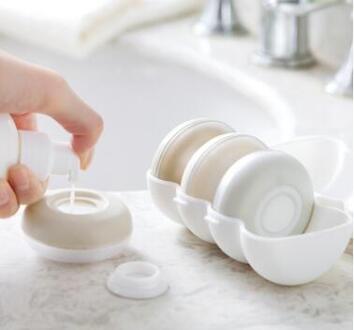 4 Pack Pers-type Emulsie Flessen Reizen Draagbare Body Wash Shampoo Verpakking Cosmetica Opbergdoos