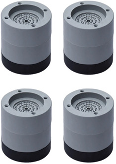 4 Pack Rubber Anti Vibration Pads and Anti-Walk Pads Shock Absorbing Non Slip Grip Pad for Washer and Dryer Appliances