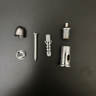 4 Packs Fixed screw /Hanging wire fitting For steel cable fasten/ lifting Stainless steel Rope /Used without ceiling.